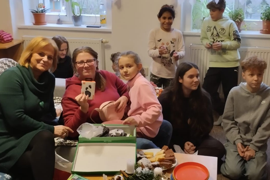 Mikulášská nadílka v dětském domově 