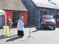 Svěcení nového hasičského auta SDH Velká Lhota